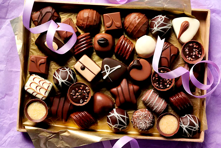 Chocolate box selection